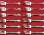George and Martha by Westmorland Sterling Silver Salad Fork Set 12 pcs 6... - $711.81