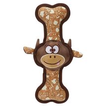 MPP Fun Interactive Natural Cork and Polyester Dog Toys (Bone Heads Bear - 11 In - $15.10+