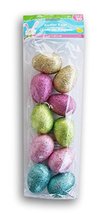 Greenbrier Soft Glitter Plastic Easter Eggs - 10 Count - £6.22 GBP