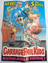 1986 Topps GPK Garbage Pail Kids OS5 Series 5 5th Box Ad POSTER PROMO VI... - $34.60
