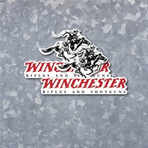 2x Winchester Decal Sticker Thick 6 mil - 5 yrs Outdoor Vinyl FREE SHIP - £2.29 GBP+