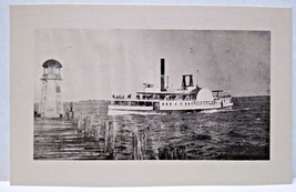 Ship Boat Postcard Seneca Lake Langdon Schuyler William Reed Gordon 1979 Unused - £12.96 GBP