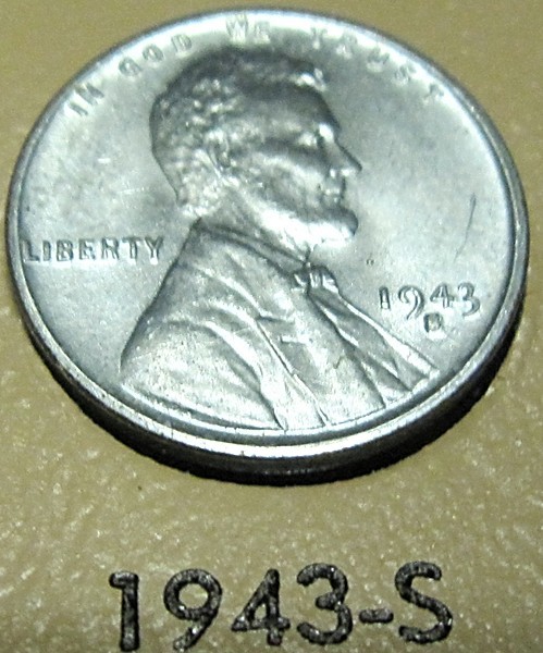 Primary image for Lincoln Wheat Penny 1943-S U