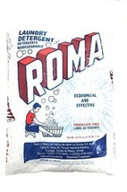 Roma Powder Laundry Detergent 4.4 LB (2 Kg)Bag, Biodegradable and Phosphate Free - £6.79 GBP