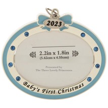 2023 Baby&#39;s First Christmas Picture Frame Ornament, 2.2in x 1.8in - £12.61 GBP