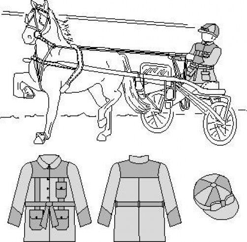 Suitability 6800 Roadster Silks Equestrian Sewing Pattern - $18.00