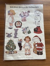 Dolly Dingle Christmas Cut Out Paper Dolls 1991 Shackman - £15.63 GBP