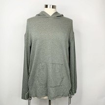 Mossimo Womens Hooded Olive Green Gray Pullover Shirt Size Medium M - $269.97 MXN