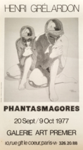 Henri Grelardon - Original Exhibition Poster - Phantasmagoria - Paris - 197 - $156.09