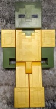 Minecraft Gold Armored Zombie  8.5 Inch Pixelated Action Figure - £10.85 GBP