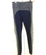 Avia Womens M Gray With Green Black Striping down sides Jogging Pants - $13.64 CAD