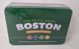 You Gotta Know Boston Sports Trivia Card Game NEW In Tin 2018 VTG You&#39;ve... - $9.89