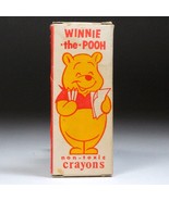Vintage Disney Winnie the Pooh Crayon Box Tigger Piglet Eeyore Kanga Roo... - $374.58 MXN