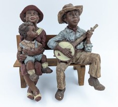 Sarah&#39;s Attic Figurine Set Harpster Banjo and Whoopie &amp; Wooster on the B... - £42.41 GBP