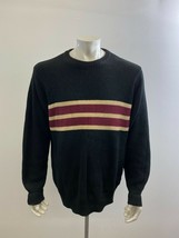 Muskoka Lakes Crew Neck Cotton Men&#39;s Ribbed Sweater Size XL Blue Long Sl... - €6,92 EUR
