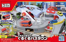 TAKARA TOMY Tomica Tomica and Hashiro You! Round and Round Bus Town - £61.85 GBP