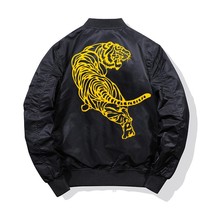 Tiger Bomber Jacket Men Hot Sale Warm Fashion Outwear  Coat Design Ma-1 aviator  - £142.07 GBP