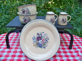 Home &amp; Garden Party Ltd Floral 6 Piece Set Dishes 2004 &quot;Dishes only&quot; - £39.85 GBP