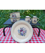 Home &amp; Garden Party Ltd Floral 6 Piece Set Dishes 2004 &quot;Dishes only&quot; - $49.97