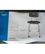 Bath &amp; Shower Chair w Back Equate Elderly, Disabled 350 lbs NEW NO BOX -... - $61.16 CAD