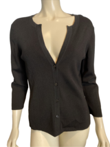 Talbots  Women&#39;s Cardigan Sweater Black Medium - £19.08 GBP