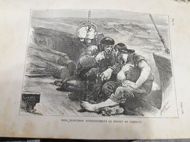 old Engraving Print Historie D´une Ménagerie  sailors (Canada) - £13.47 GBP