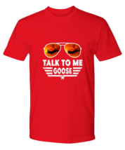 Jet Fighter TShirt Talk To Me Goose Red-P-Tee  - £18.77 GBP