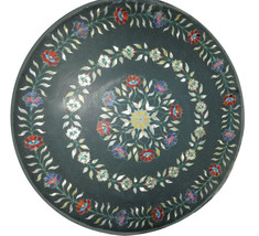 30&quot; Dining Room Table Carnelian Floral Replica Inlay Halloween Furniture H941A - £1,024.29 GBP