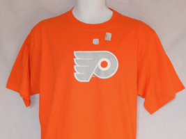 Philadelphia Flyers Retro T-Shirt Men&#39;s Medium Vintage Logo Orange NEW Hockey - £14.72 GBP