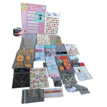 Scrapbooking &amp; Craft Supplies Bundle - Stickers Laser Borders Embellishm... - £13.29 GBP
