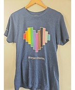 Morgan Stanley Pride LGBTQ+ Heart Stronger Together, Dark Blue T-Shirt, ... - €17,11 EUR