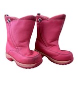 Lands&#39; End Youth Girls Shoes Size 11M Pink Winter Snow Boot Synthetic 30586 - $14.84