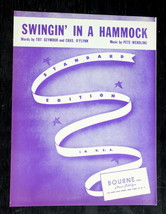 Swingin&#39; in a Hammock 1930 Sheet Music by Seymour, O&#39;Flynn and Wendling - £1.95 GBP