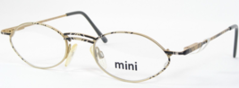 Vintage Rare Art-Design mini 725 F429 Or/Noir Unique Lunettes 50-20-137mm - £72.07 GBP