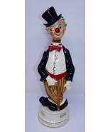 Clown 14.25&quot; Musical Decanter ~ Made in Japan RARE - $1,491.06 MXN