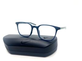 NEW NIKE 7124 420 NAVY BLUE OPTICAL Eyeglasses FRAME 50-19-145MM WITH CASE - £45.47 GBP
