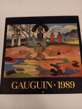 Paul Gauguin 11.75&quot; x 11.75&quot; Wall Calendar Dated For Year 1989 Vintage  - £23.58 GBP
