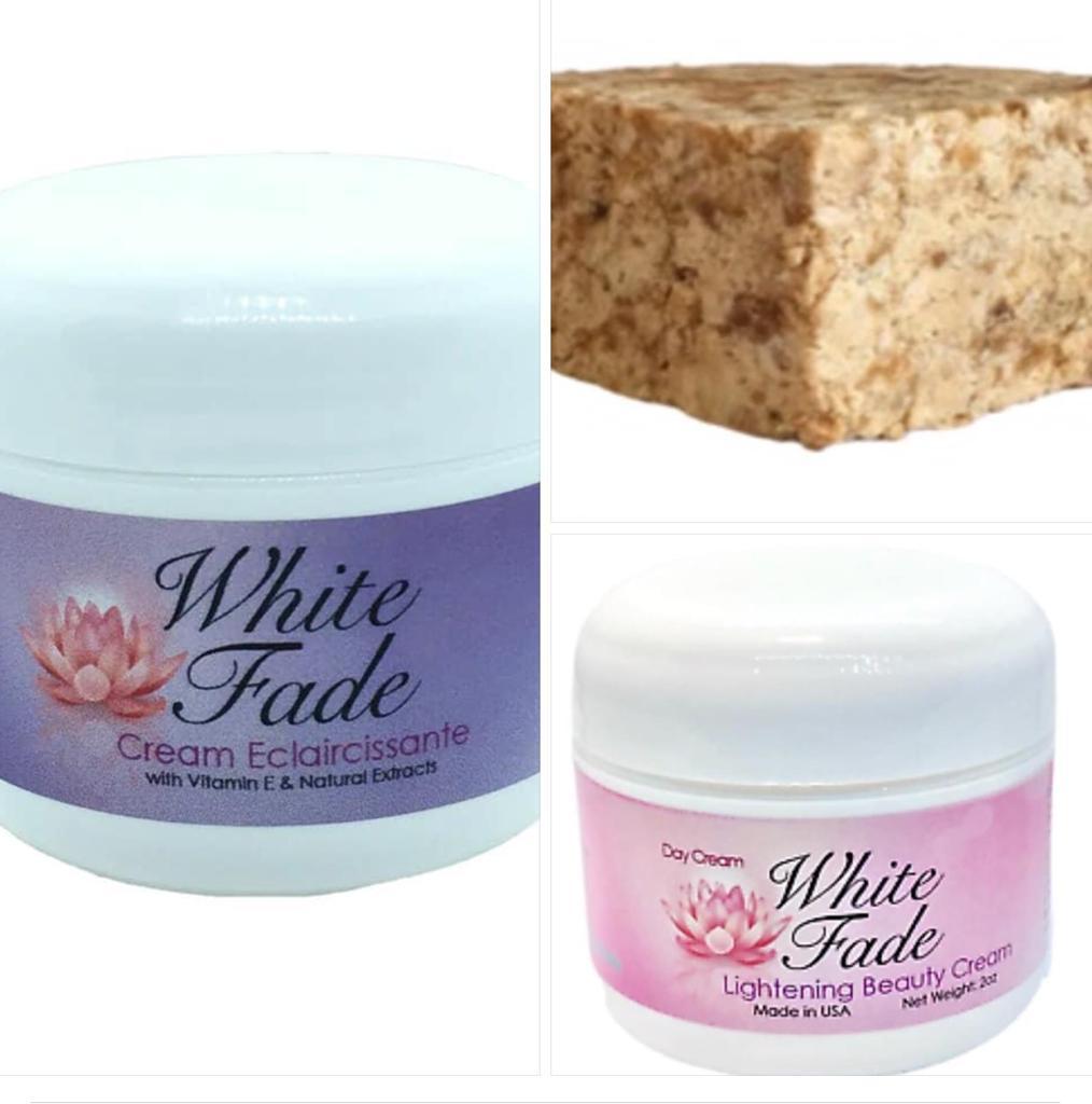 White Fade Creams: Eliminan las manchas Oscuras Para Piel Clara 2oz por Unidad.