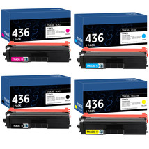 4X Tn436 Toner Compatible For Brother Tn433 Hl-L9310Cdw Mfc-L8900Cdw High Yield - £65.02 GBP