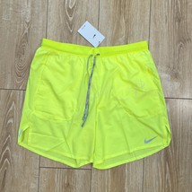 NWT Nike DQ1819-702 Men DRIFIT Flex Stride 7&quot; Brief-Lined Running Shorts Volt XL - £27.37 GBP