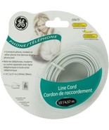 15ft. GE Phone Cord - White - 20473 - $41.58 MXN