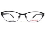 Converse K023 BLACK Niños Gafas Monturas Violeta Rectangular Completo Borde - $55.73