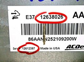 07-08-09 CHEVROLET SILVERADO/SIERRA/  4.3L/  ENGINE COMPUTER/ECU.ECM..OEM image 3