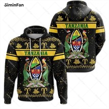 Africa Tanzania Christmas 3D Printed Men Set Hoodie Pant Zipper Jacket Trouser T - £63.49 GBP