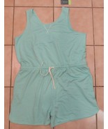 Tek Gear® Cross-Back Terry  Romper  ARUBA BAY  Women&#39;s Sz XL NWT MSRP$36 - $21.29