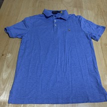 Ralph Lauren Polo Shirt Mens S Blue Casual Golf Rugby Classic Fit Casual... - $30.73 CAD