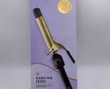 Hot Tools Pro Signature Gold Curling Iron Long-Lasting, Defined Curls 1&quot; - £19.32 GBP