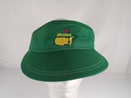 The Masters Augusta National Golf Green Visor. Adjustable. Made In U.S.A. - £17.22 GBP