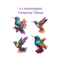 Hummingbirds temporary tattoos x 4 - $12.50