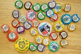 Lot Labor Union Teamster Local Automotive Membership Contract Pinback Bu... - $44.54